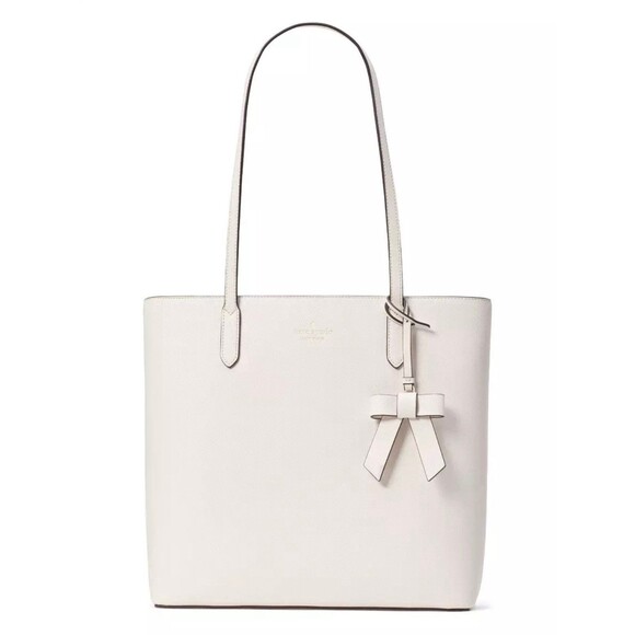 New Kate Spade Brynn Saffiano Tote Parchment - Picture 1 of 4